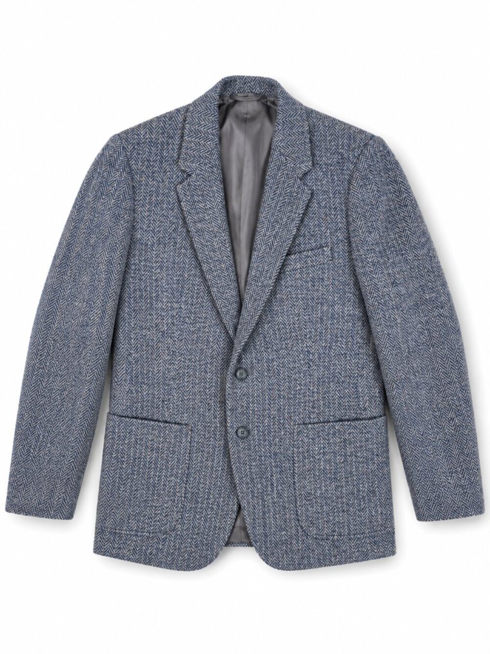 Vintage Harris Tweed Arts Tailor Hong Kong Custom Wool Blazer 35S / 36S